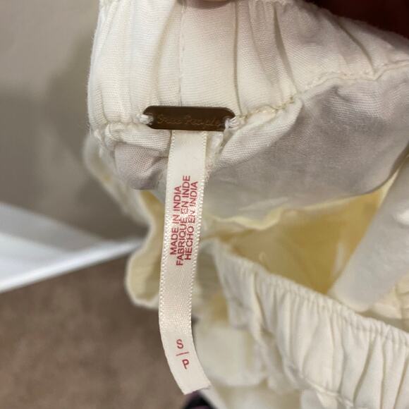 Free People White To The Sky Parachute Pants Sz S - Picture 6 of 14